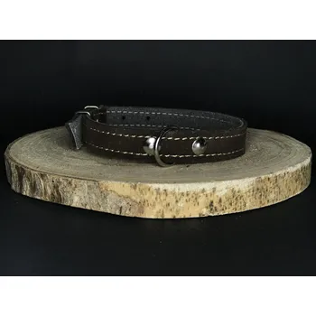 Obojek pro psa Palkar obojek z velurové kůže pro psy 35 cm x 16 mm hnědá (Palkar obojek z velurové kůže pro psy 35 cm x 16 mm hnědá)