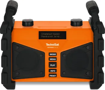 Stavební rádio Technisat Digitradio 230 OD oranžové