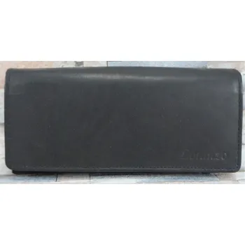 Peněženka Dámská kožená peněženka LORANZO 242 černá 4 přehrádky Barva: Černá