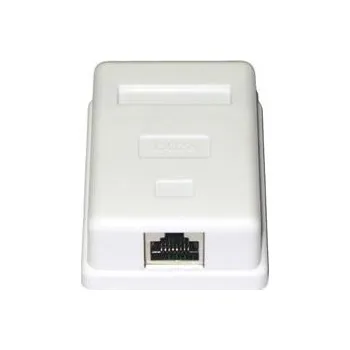 Elektrická zásuvka Zásuvka STP 1x RJ45 Cat5E, blok 110, na omítku