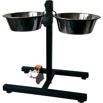 Miska pro psa Magnum Dog Food Nerezové misky se stojanem 25 cm/2,8 l