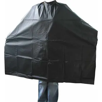 Duko Kadeřnická PVC pláštěnka na barvení dlouhá černá