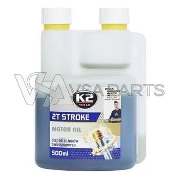 Motorový olej K2 K2 olej 2T STROKE zelený, 500 ml