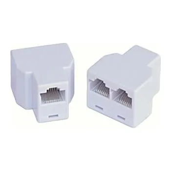 Síťový konektor Dvojspojka RJ45, 1x8p8c/2x8p8c - telefonní