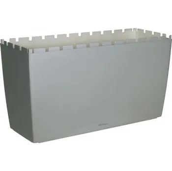 Lechuza Cararo 75 x 30 cm stříbrný Obal na květináč Lechuza Cararo 75 x 30 cm stříbrný
