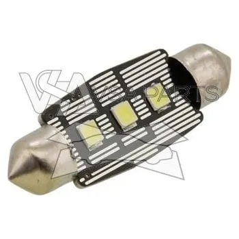 Autožárovka COMPASS Žárovka 12V 3LED SMD suf. SV8.5 (2ks), bílá, 38 mm, 3W