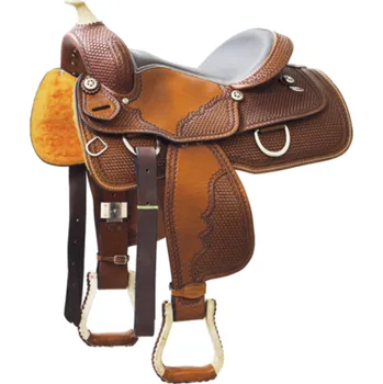 Jezdecké sedlo Westernové sedlo Denver classic model Square Barva: Hnědá, Posedlí: 17