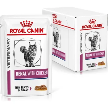 Krmivo pro kočku Royal Canin VHN Feline RENAL Chicken Pouch 12x 85 g