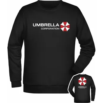 Pánská mikina Mikina Umbrella Corporation Backside - černá
