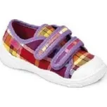Tenisky / plátěnky / botičky / kecky Befado barevné kostkované 907P044 velikost: 20