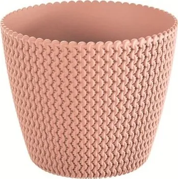 Biokrb Prosperplast Obal na květináč Splofy broskvová, pr. 19 cm, oranžová