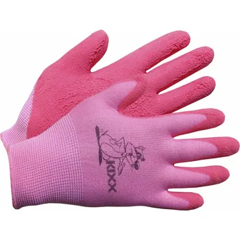 Pracovní rukavice Rukavice dětské LOLLI POP růžové 1 pár velikost 5
