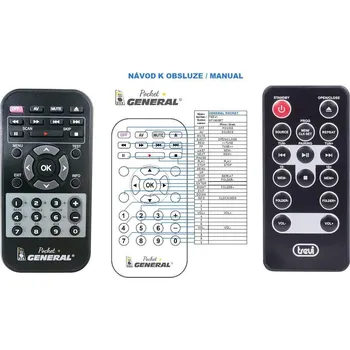 Dálkový ovladač General TREVI HF1900BT - náhradní dálkový ovladač