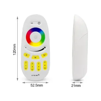 Příslušenství pro LED osvětlení LED dálkový ovladač 096 - RGB nebo RGBW ovladač 4 zónový (4 zónový)