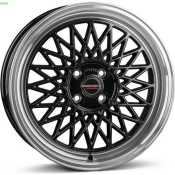 Alu kolo Alu kola BORBET b bhp black rim polished 7x17" 4x100 ET38 64