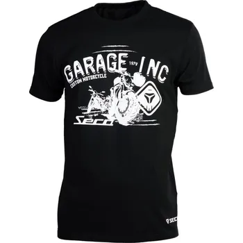 Pánské tričko Tričko SECA Garage černo/bílé S