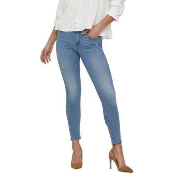 Dámské džíny jeans ONLY Wauw Life Mid SK Dest BJ759 - Light Medium Blue Denim XS/32