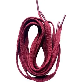 Tkaničky do bot Široké tkaničky do bot, jeden pár - Vínové, 160 cm