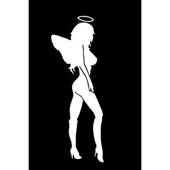 Samolepicí dekorace na vozidlo Dekorativní nálepka folie na auto Anděl DBANB - G