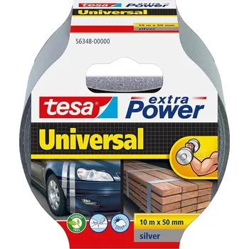 Lepicí páska Textilní páska Tesa extra Power Universal, 50 mm x 10 m, stříbrná