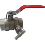 Kulový kohout s odvodněním FF 6/4" plnoprůtok PN 20