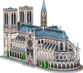 3D puzzle Wrebbit Katedrála Notre-Dame 830 dílků