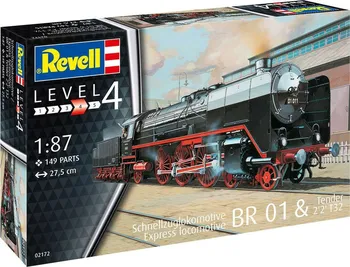 Plastikový model Revell BR01 Schnellzuglok lokomotiva 1:87