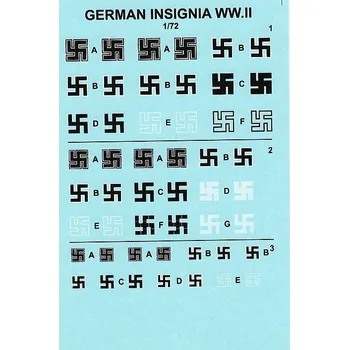 Plastikový model 1:72 WWII German Insignia