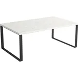 Minimalistický konferenční stolek Cova 5 - světlý mramor