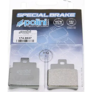 Auto-moto Brzdové destičky Polini organic, Kymco KXR, MXU, Maxxer, SYM GTS 174.0037