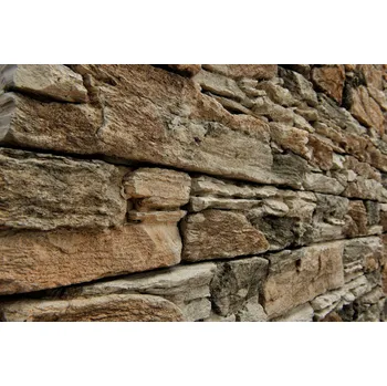 Obklad Betonový obklad VASPO Skála zvrásněná hnědý melír 40x10,8cm cena za balení