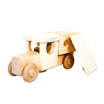 Dřevěná hračka Auto pošta