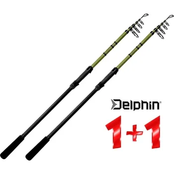 Teleskopické kaprové pruty Delphin PARTISAN Tele 300 cm/100 g - AKCE 1+1