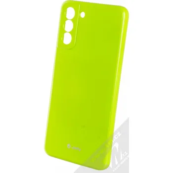 Pouzdro na mobilní telefon 1Mcz Jelly TPU ochranný kryt pro Samsung Galaxy S21 Plus limetkově zelená (lime green)