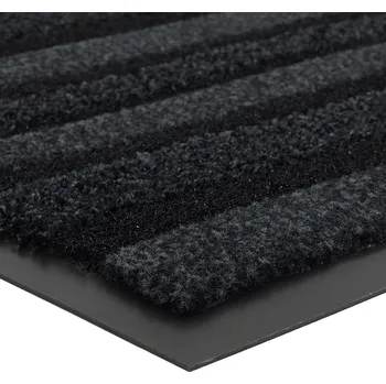 Rohožka Černá vstupní rohož FLOMA Passage (Cfl-S1) - délka 135 cm, šířka 200 cm, výška 0,9 cm