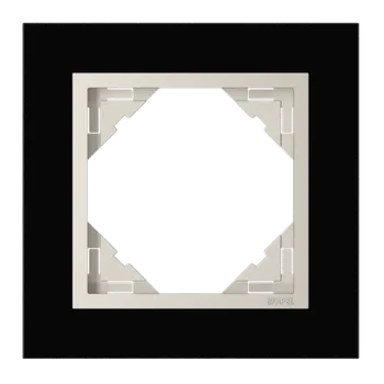 90910 CRYSTAL černá EEC sklo černá/ perleťová