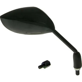 Zrcátko pro motocykl Vparts Zrcátko Sport pravé M8 / M10 oval černá VC20005