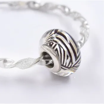 Souprava šperků Korálek černobílý Ag 925/1000 Z 070-1