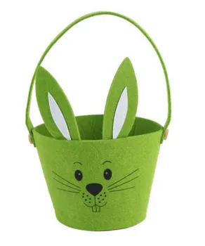 Velikonoční dekorace Toro Plstěný košík Zajíc zelený