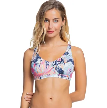 Dámské plavky plavky Roxy Fitness PT Dcup - BSP9/Mood Indigo Trouble Double XS