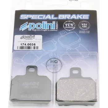 Auto-moto Brzdové destičky Polini organic, Aprilia RS, CPI GTR, Peugeot Speedfight 3 174.0035
