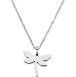 Šperky4U Ocelový náhrdelník vážka - OPD0235-ST
