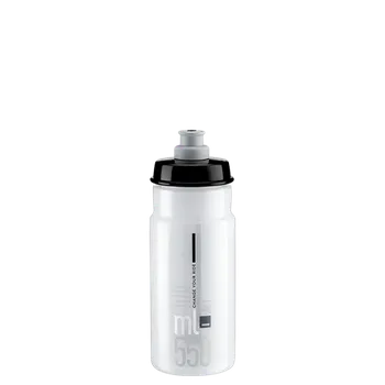 Košík na láhev lahev ELITE JET 21´ čirá/ šedé logo 550 ml