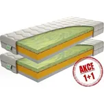 TEXPOL SARAH - pohodlná matrace z BIO pěny v akci 1+1 2 ks 90 x 200, snímatelný potah