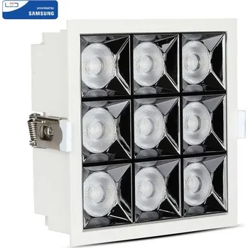 Bodové svítidlo Ledshopik LED podhledové svítidlo RAY PROFI | 36W | SAMSUNG LED | 230V | CRI>90 | UGR<19 | - TEPLÁ BÍLÁ - 2700K