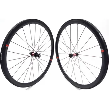 Zapletené kolo 1255g Karbonová zapletená kola PANCHOWHEELS RUSH 38 Tubular, 26mm, DT Swiss 240s straightpull