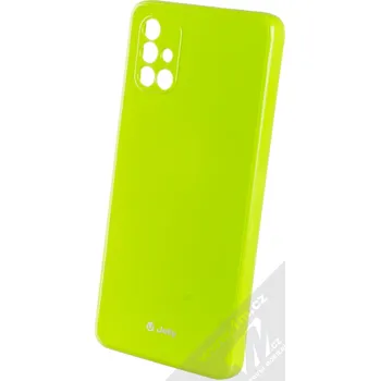 Pouzdro na mobilní telefon 1Mcz Jelly TPU ochranný kryt pro Samsung Galaxy M51 limetkově zelená (lime green)