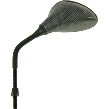 Zrcátko pro motocykl Vparts Zrcátko Flash levé M8 Carbon-Look dlouhý závit VC18641