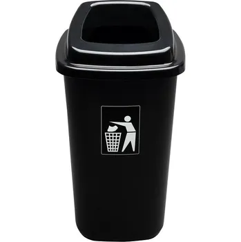 Odpadkový koš Plafor Odpadkový koš plastový SORT BIN 45 L - barva černá