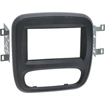 Autorádio Adaptér 2DIN rádia RENAULT Trafic (14->) / OPEL Vivaro (14->) / NISSAN NV300 Barva: černá
